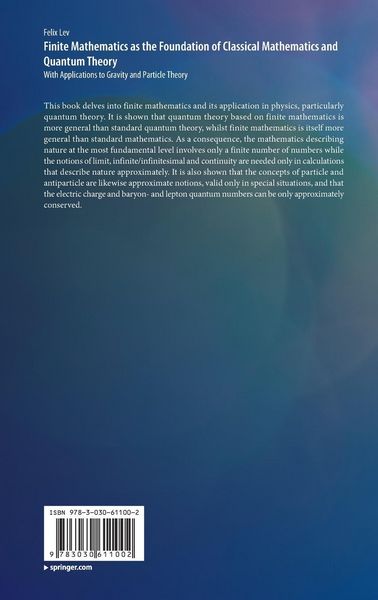 Produktbild: Finite Mathematics as the Foundation of Classical Mathematics and Quantum Theory