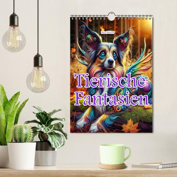 Produktbild: Tierische Fantasien (Wandkalender 2026 DIN A4 hoch), CALVENDO Monatskalender
