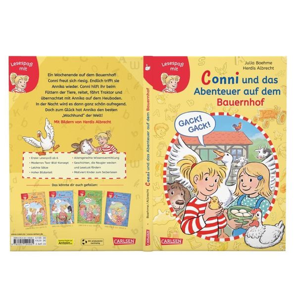 Produktbild: Lesen lernen mit Conni: Conni und das Abenteuer auf dem Bauernhof