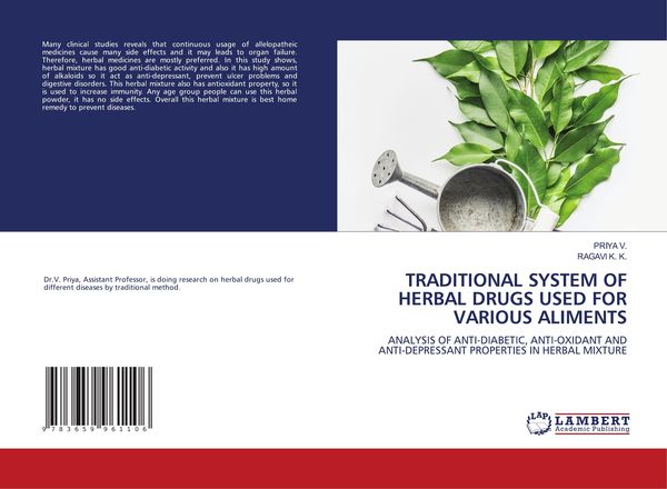 Produktbild: Traditional System Of Herbal Drugs Used For Various Aliments