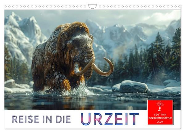 Produktbild: Reise in die Urzeit (Wandkalender 2026 DIN A3 quer), CALVENDO Monatskalender