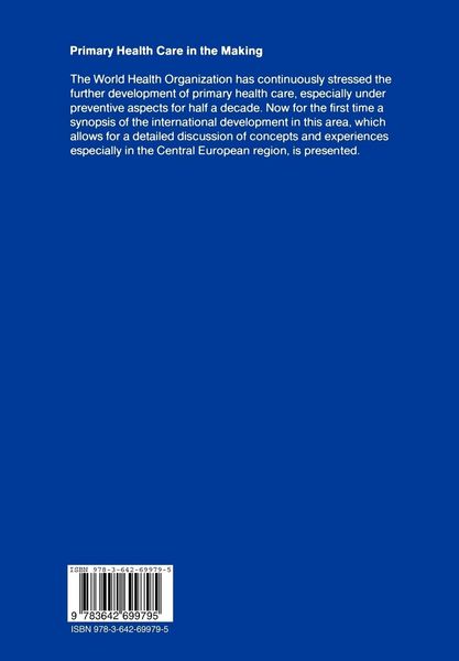 Produktbild: Primary Health Care in the Making