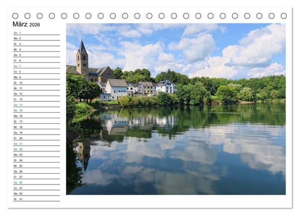 Produktbild: Landschaften in der Eifel (Tischkalender 2026 DIN A5 quer), CALVENDO Monatskalender