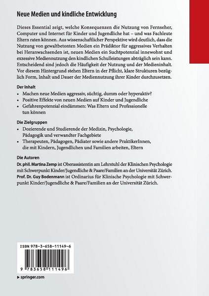Produktbild: Neue Medien und kindliche Entwicklung