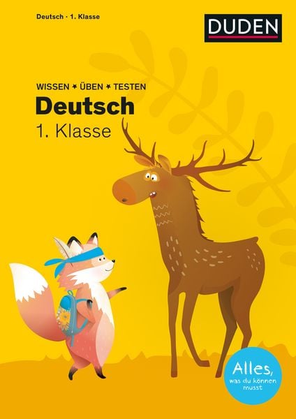 Produktbild: Wissen &ndash; &Uuml;ben &ndash; Testen: Deutsch 1. Klasse