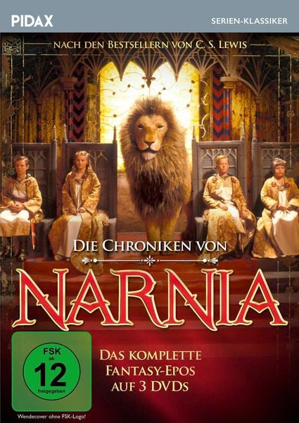 Produktbild: Die Chroniken von Narnia - Komplettbox / Das komplette und preisgekr&ouml;nte Fantasy-Epos nach den Bestsellern von C. S. Lewis (Pidax Serien-Klassiker) [3 DVDs]