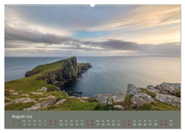 Produktbild: Isle of Skye, die raue schottische Sch&ouml;nheit (hochwertiger Premium Wandkalender 2026 DIN A2 quer), Kunstdruck in Hochglanz