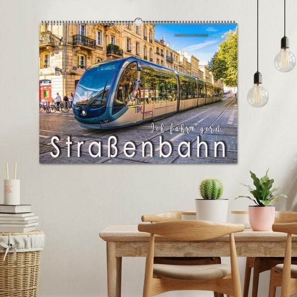 Produktbild: Ich fahre gern Stra&szlig;enbahn (Wandkalender 2026 DIN A2 quer), CALVENDO Monatskalender
