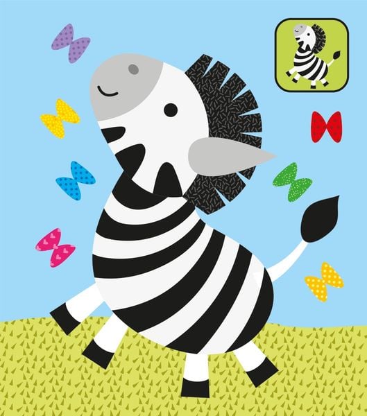 Das Verbastelbuch für die Allerkleinsten. Schneiden und Kleben. Zootiere