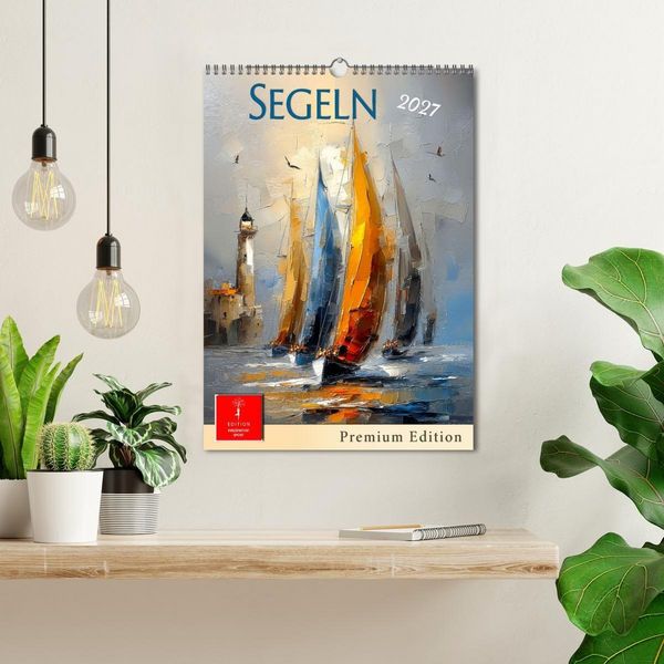 Produktbild: Segeln - Pemium Edition (Wandkalender 2027 DIN A3 hoch), CALVENDO Monatskalender