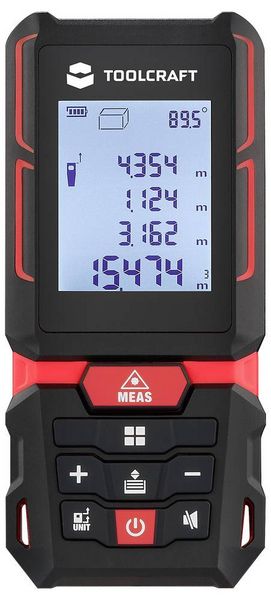 Produktbild: TOOLCRAFT LDM XG60L Laser-Entfernungsmesser 60m