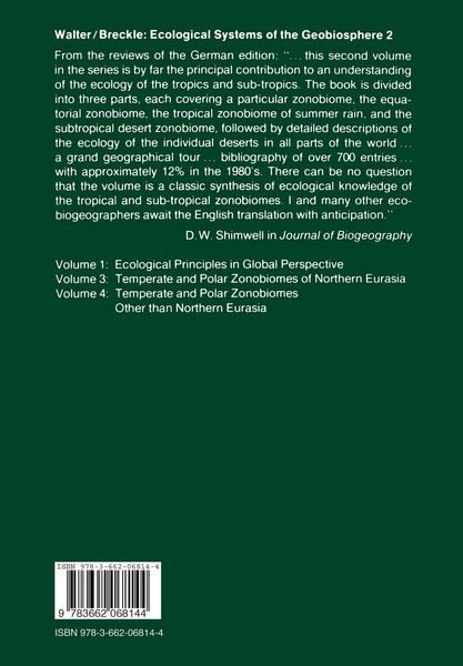 Produktbild: Ecological Systems of the Geobiosphere