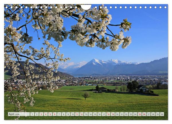 Produktbild: Bergblicke der Schweiz (Wandkalender 2026 DIN A4 quer), CALVENDO Monatskalender