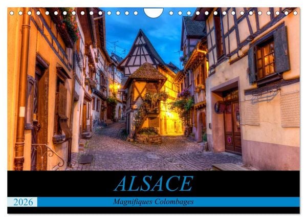 Produktbild: Alsace, magnifiques colombages (Calendrier mural 2026 DIN A4 vertical), CALVENDO calendrier mensuel