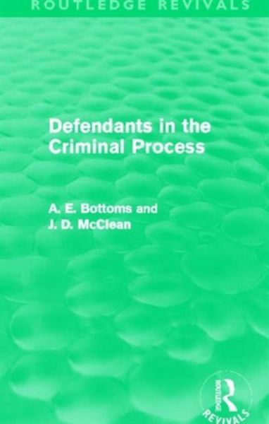 Produktbild: Bottoms, A: Defendants in the Criminal Process