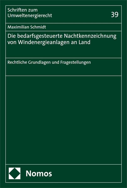 Produktbild: Die bedarfsgesteuerte Nachtkennzeichnung von Windenergieanlagen an Land
