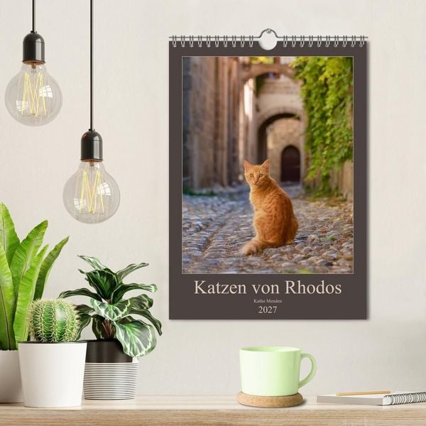 Produktbild: Katzen von Rhodos (Wandkalender 2027 DIN A4 hoch), CALVENDO Monatskalender
