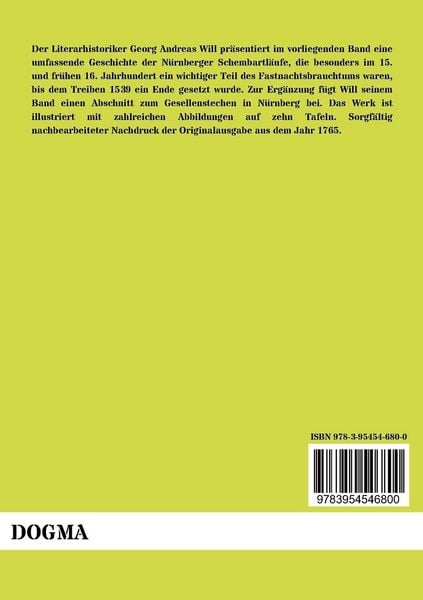 Produktbild: N&uuml;rnbergisches Sch&ouml;nbart-Buch und Gesellen-Stechen