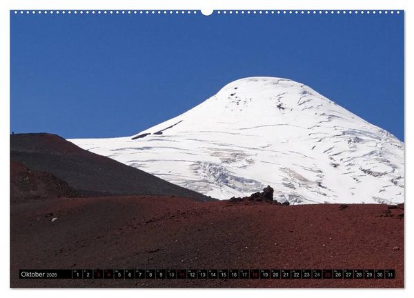 Produktbild: Tanz auf dem Vulkan - Osorno (Chile) (hochwertiger Premium Wandkalender 2026 DIN A2 quer), Kunstdruck in Hochglanz