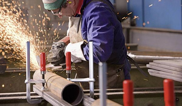 Produktbild: Ganzstahlschraubzwinge GZ Spann-W.120mm A.60mm Holzgriff BESSEY