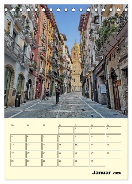 Produktbild: Buen Camino - Mein Jakobsweg - Camino Franc&eacute;s (Tischkalender 2026 DIN A5 hoch), CALVENDO Monatskalender