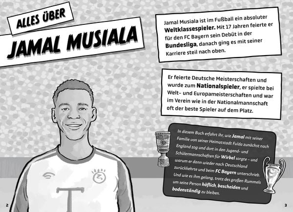 Produktbild: Mein Fu&szlig;ballheld Jamal Musiala &ndash; Seine Geschichte, seine Spiele, seine Rekorde