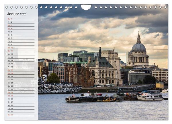 Produktbild: Wundervolles London (Wandkalender 2026 DIN A4 quer), CALVENDO Monatskalender
