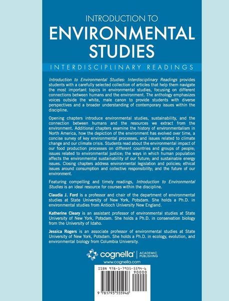 Produktbild: Introduction to Environmental Studies