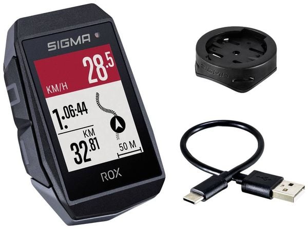 Sigma ROX 11.1 EVO Basic Fahrrad-Navi Fahrrad GPS, GLONASS, spritzwassergeschützt