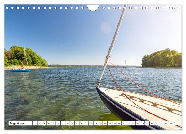 Produktbild: Flensburger F&ouml;rde: Eine Reise durch Deutschlands hohen Norden (Wandkalender 2026 DIN A4 quer), CALVENDO Monatskalender