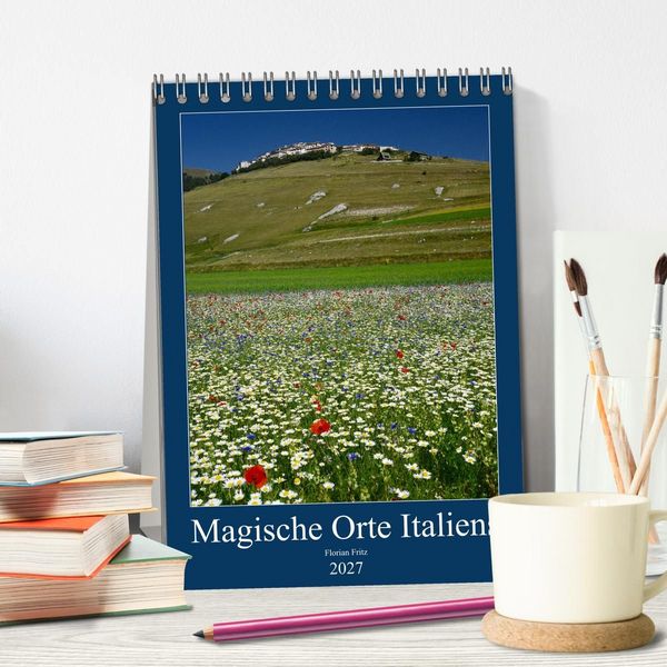 Produktbild: Magische Orte Italiens (Tischkalender 2027 DIN A5 hoch), CALVENDO Monatskalender