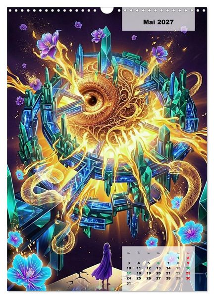 Produktbild: Das Auge von Somnium (Wandkalender 2027 DIN A3 hoch), CALVENDO Monatskalender