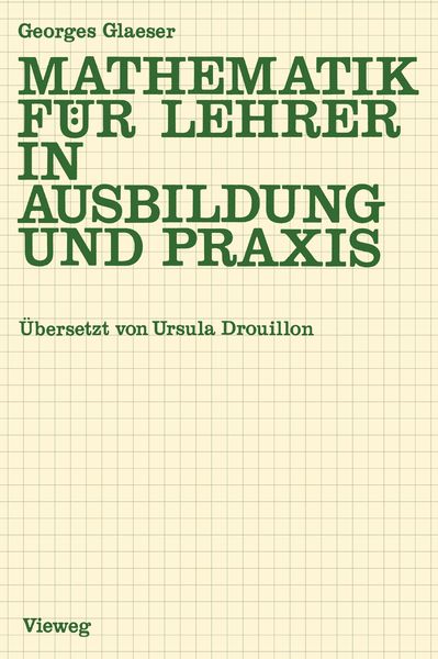 Produktbild: Mathematik f&uuml;r Lehrer in Ausbildung und Praxis