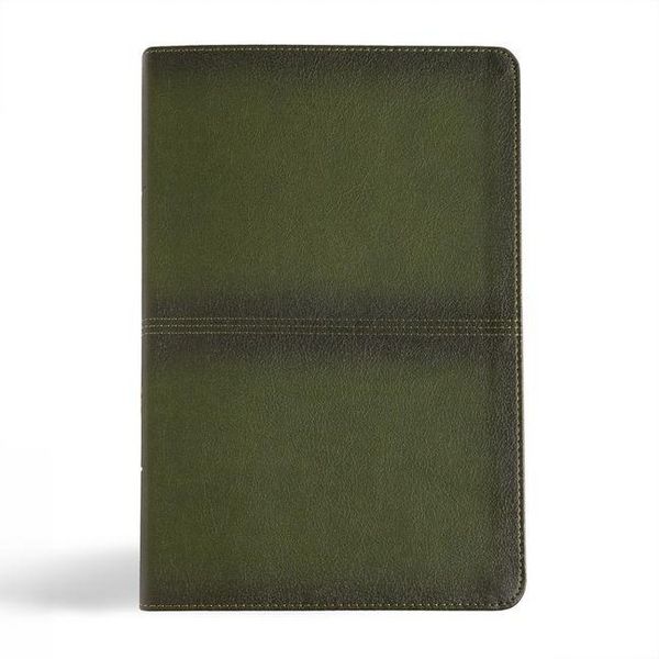Produktbild: CSB Men's Daily Bible, Olive Leathertouch, Indexed