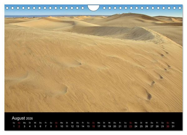 Produktbild: GRAN CANARIA/D&uuml;nen von Maspalomas (Wandkalender 2026 DIN A4 quer), CALVENDO Monatskalender