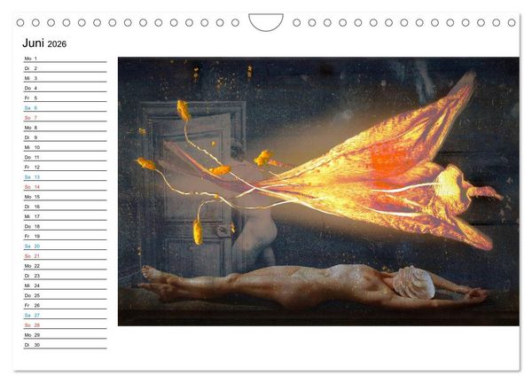 Produktbild: PHANTASTISCHER REALISMUS - SURREALE WELTEN (Wandkalender 2026 DIN A4 quer), CALVENDO Monatskalender
