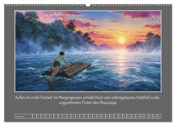 Produktbild: Die Freiheit am Mississippi (Wandkalender 2027 DIN A2 quer), CALVENDO Monatskalender