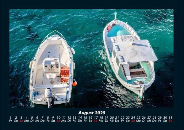 Produktbild: Boote 2025 Fotokalender DIN A4