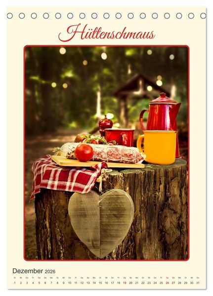 Produktbild: Aus Liebe: Picknick f&uuml;r Zwei (Tischkalender 2026 DIN A5 hoch), CALVENDO Monatskalender