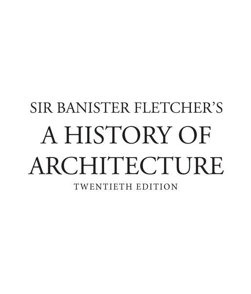 Produktbild: Banister Fletcher's a History of Architecture