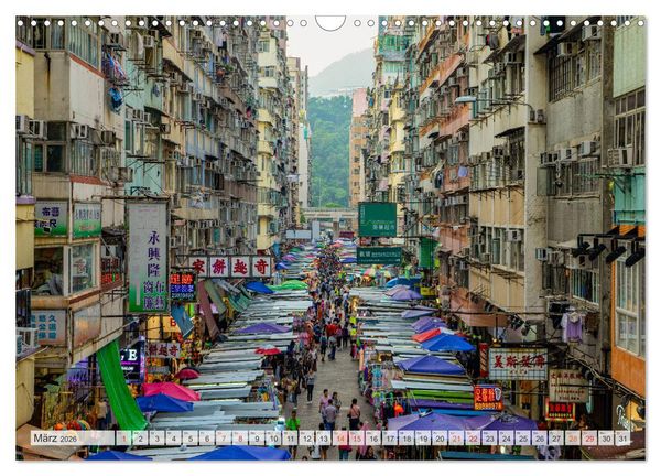Produktbild: Hongkong Bilder einer Metropole (Wandkalender 2026 DIN A3 quer), CALVENDO Monatskalender