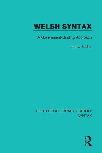 Produktbild: Welsh Syntax