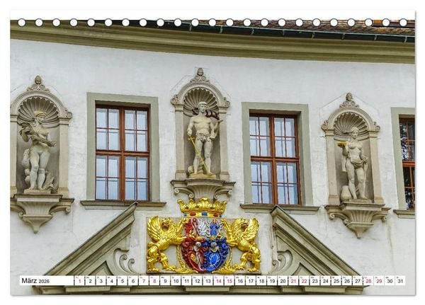 Produktbild: Schloss Bad Muskau (Tischkalender 2026 DIN A5 quer), CALVENDO Monatskalender