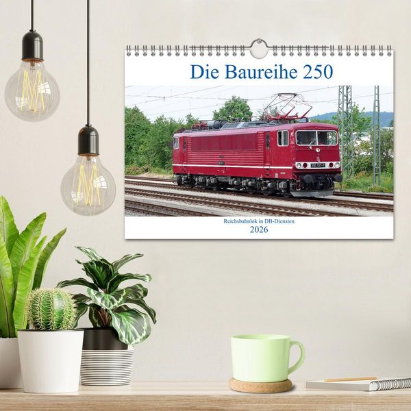 Produktbild: Die Baureihe 250 - Reichsbahnlok in DB-Diensten (Wandkalender 2026 DIN A4 quer), CALVENDO Monatskalender