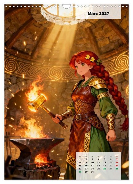 Produktbild: T&ouml;chter des Feuers (Wandkalender 2027 DIN A3 hoch), CALVENDO Monatskalender
