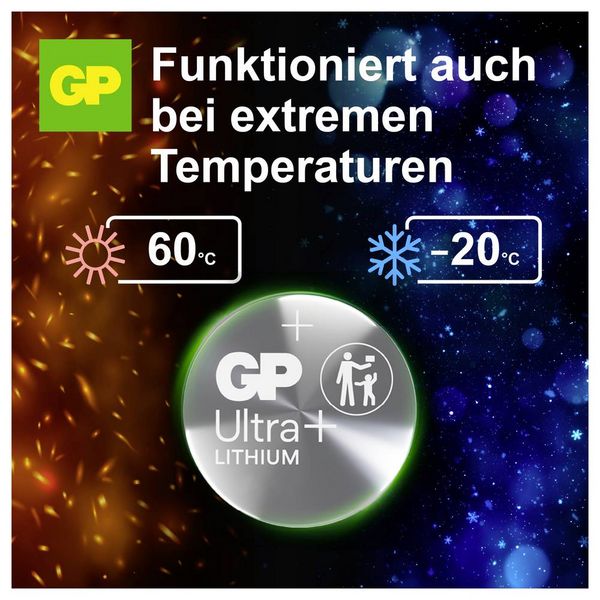 Produktbild: GP Knopfzelle CR1620 3V 1 St. Lithium GPCR1620