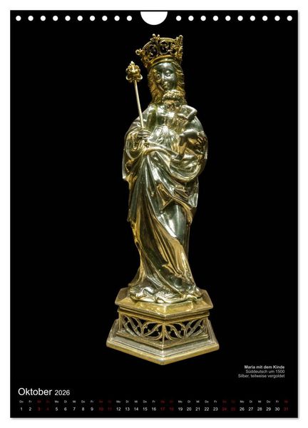 Produktbild: Maria - Mutter Gottes (Wandkalender 2026 DIN A4 hoch), CALVENDO Monatskalender
