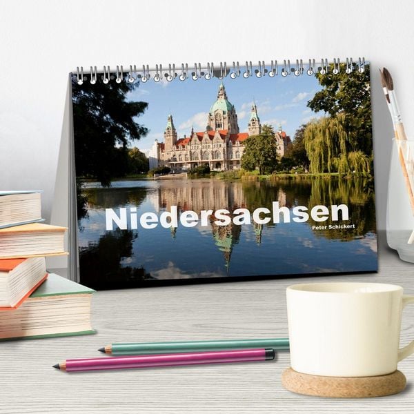 Produktbild: Niedersachsen (Tischkalender 2026 DIN A5 quer), CALVENDO Monatskalender