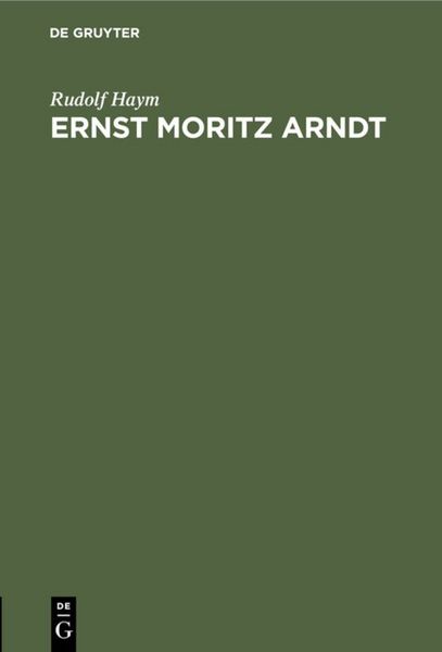 Produktbild: Ernst Moritz Arndt