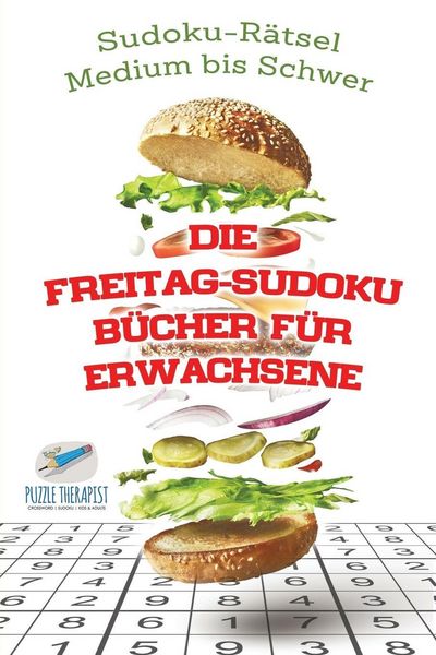 Produktbild: Die Freitag-Sudoku B&uuml;cher f&uuml;r Erwachsene | Sudoku-R&auml;tsel Medium bis Schwer